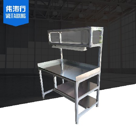 鋁型材雙邊工作臺(tái)電源線(xiàn)組裝生產(chǎn)線(xiàn)工作桌車(chē)間包裝臺(tái)流水線(xiàn)操作臺(tái)