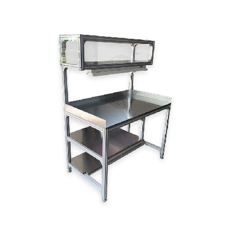 鋁型材雙邊工作臺(tái)電源線(xiàn)組裝生產(chǎn)線(xiàn)工作桌車(chē)間包裝臺(tái)流水線(xiàn)操作臺(tái)