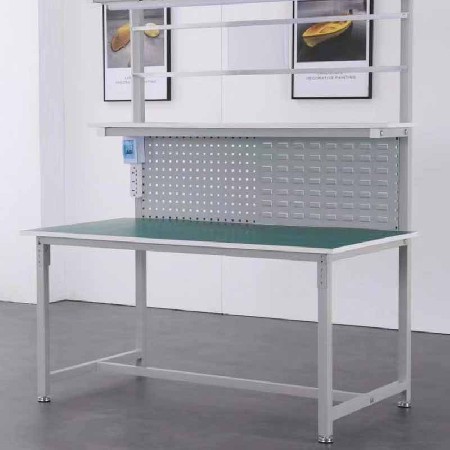 鐵方通工作臺(tái) 車間工作臺(tái) 鐵方通鐵材操作臺(tái) 防靜電維修桌