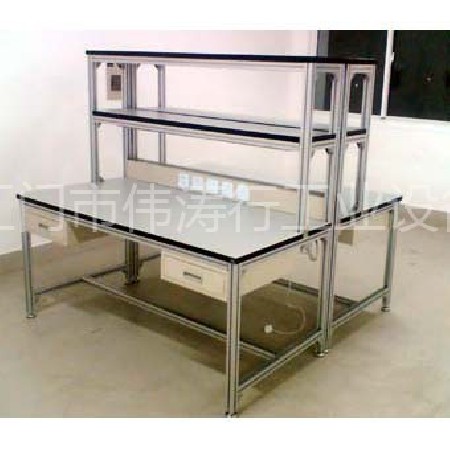 鋁型材工作臺(tái)鋁型材防靜電工作臺(tái)車間框架流水線工作桌鋁材